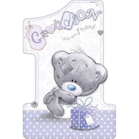 Grandson 1st Birthday Me to You Bear Card £2.49